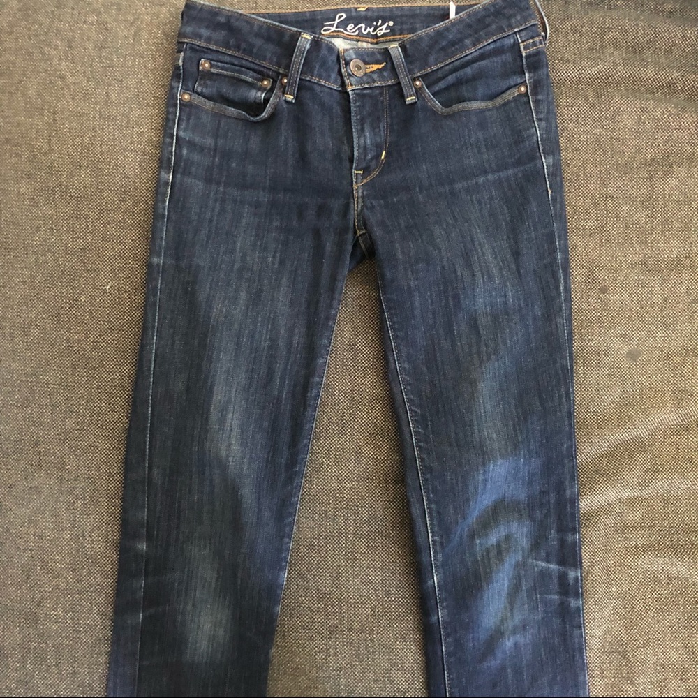 Levi’s dark blue denim skinny jeans size W24 L29 - Picture 7 of 9